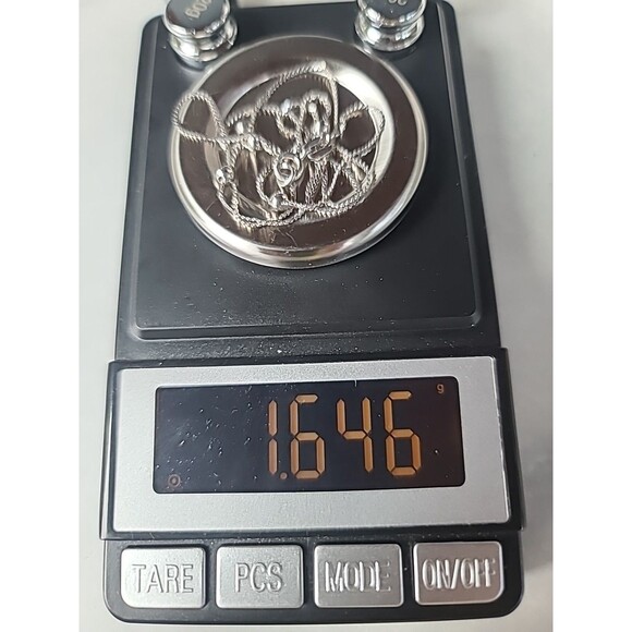 Italian 925 Sterling Silver Satellite Chain Necklace Vintage - Picture 8 of 10